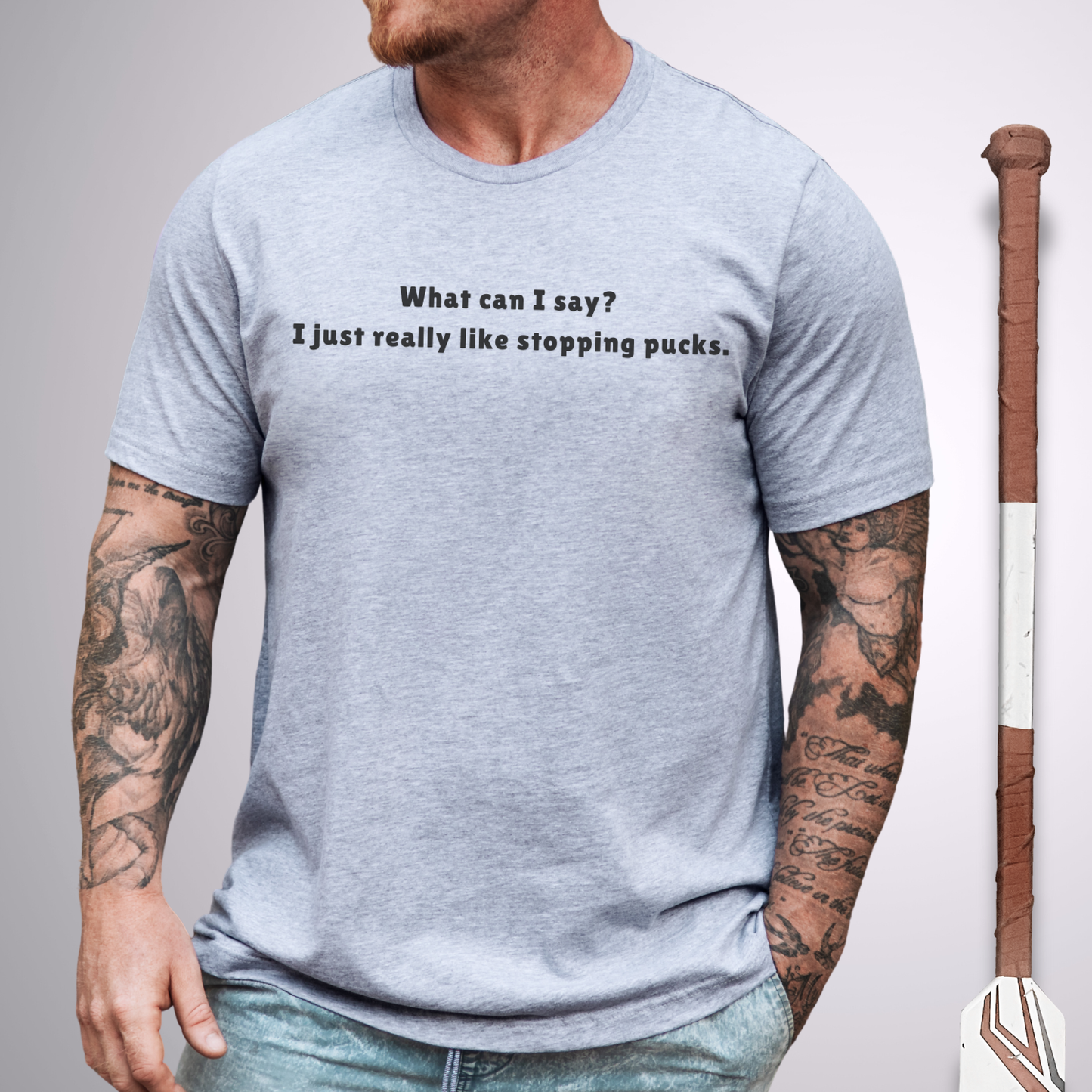 Stopping Pucks T-Shirt