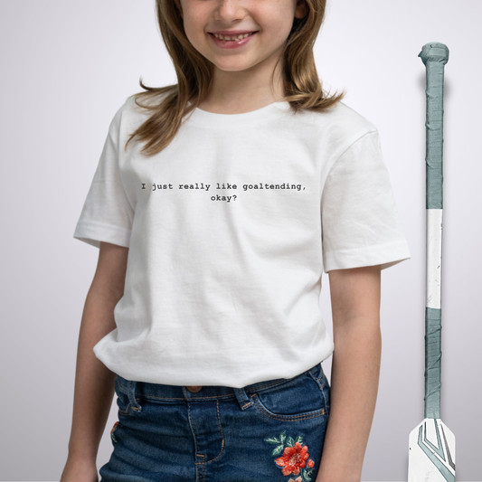 Youth I Like Goaltending T-Shirt