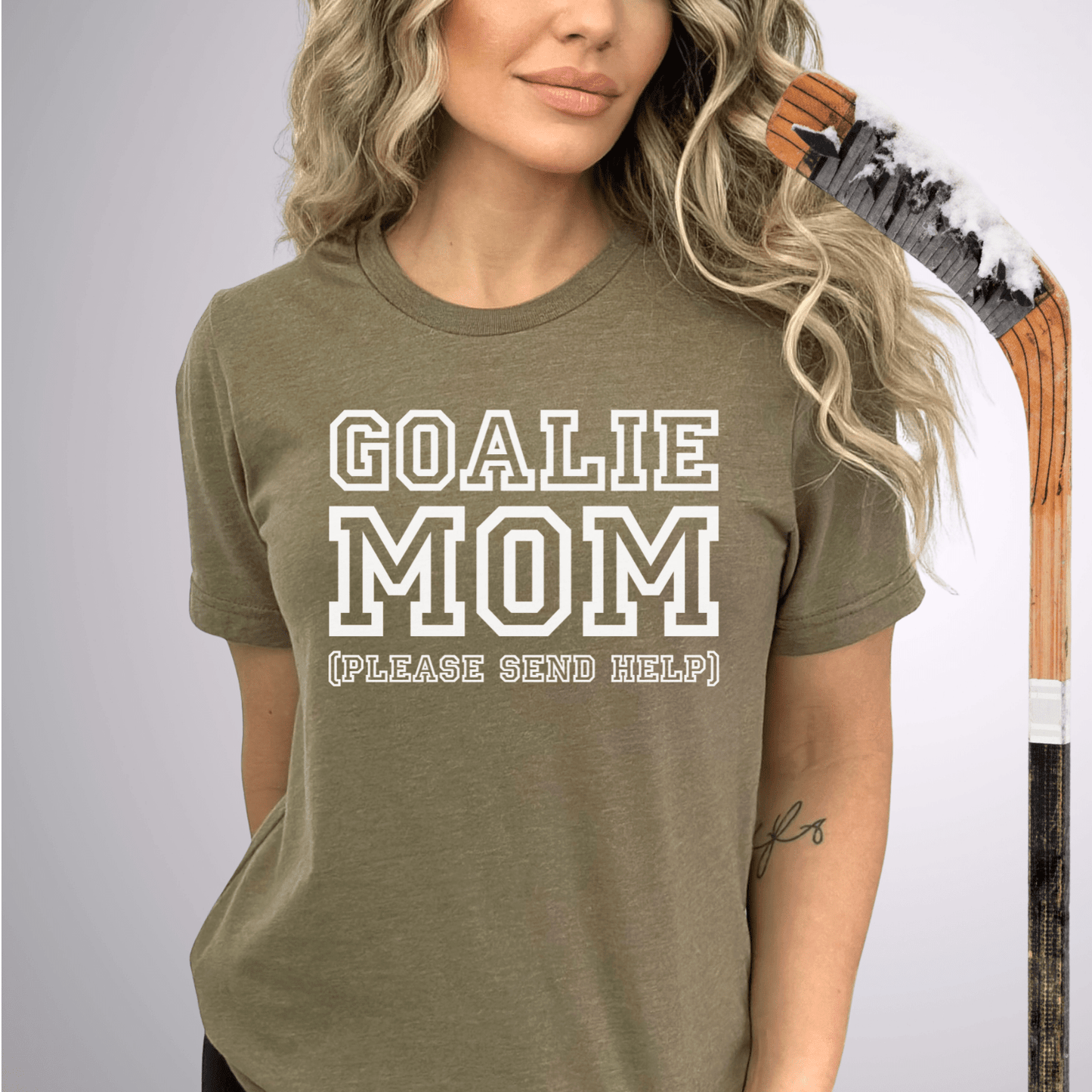 Goalie Mom (help) T-Shirt