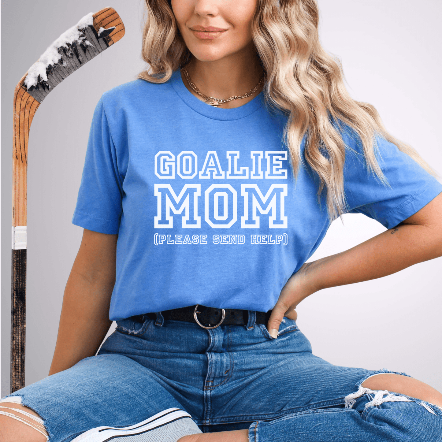 Goalie Mom (help) T-Shirt
