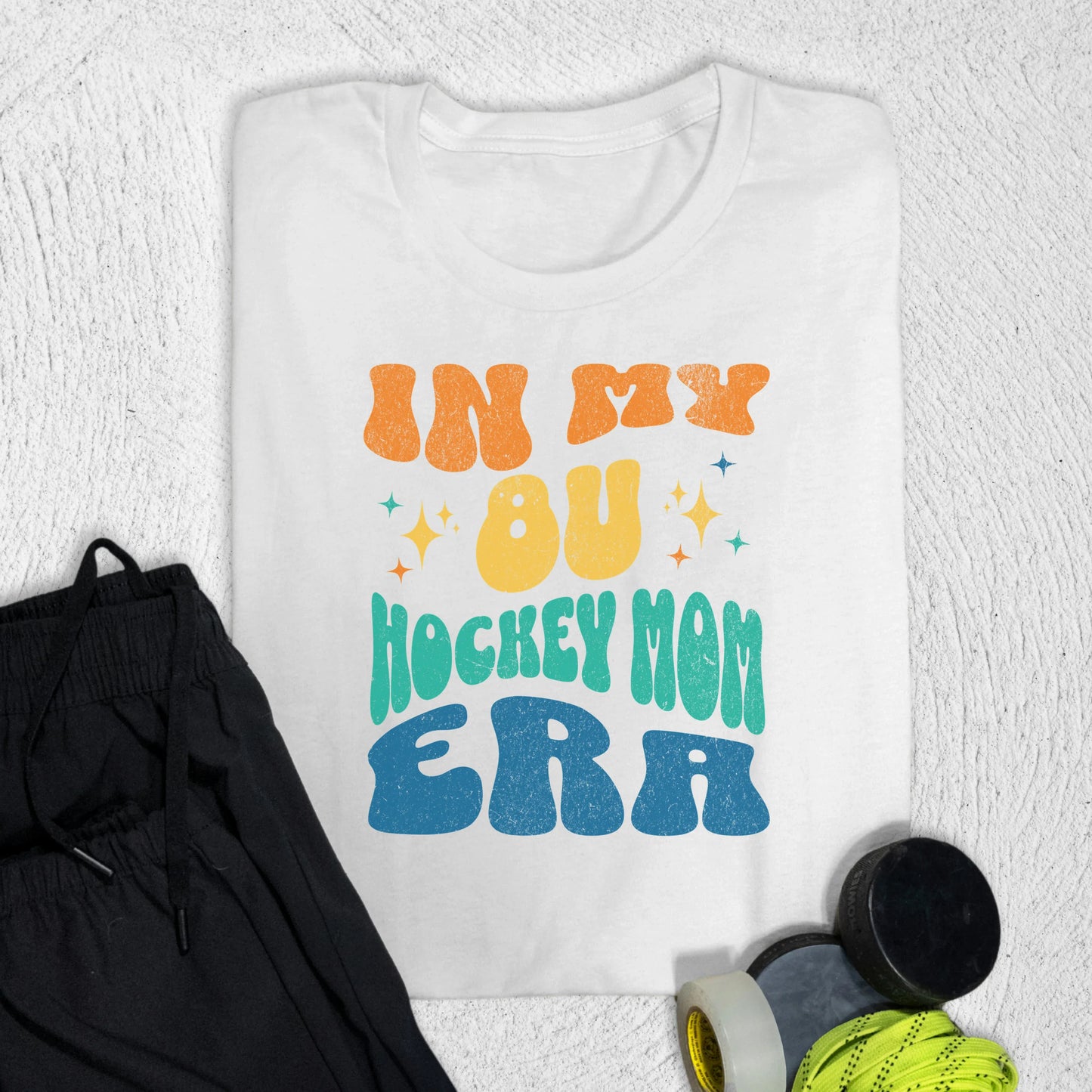 8u Hockey Mom T-Shirt White / S T-Shirt