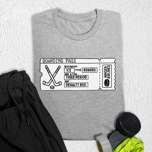 Boarding Pass T-Shirt Athletic Heather / S T-Shirt