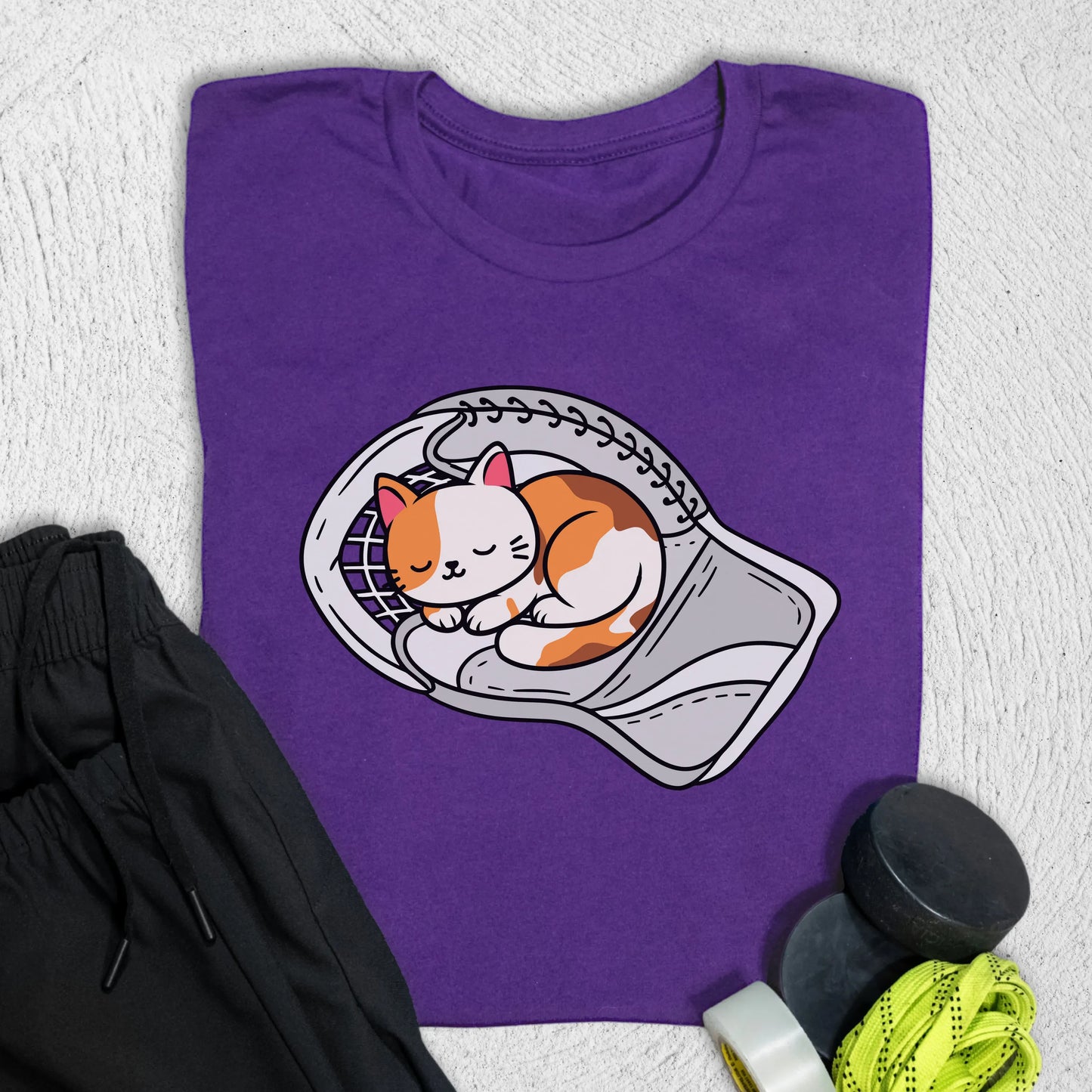 Cat Nap T-Shirt Team Purple / S T-Shirt