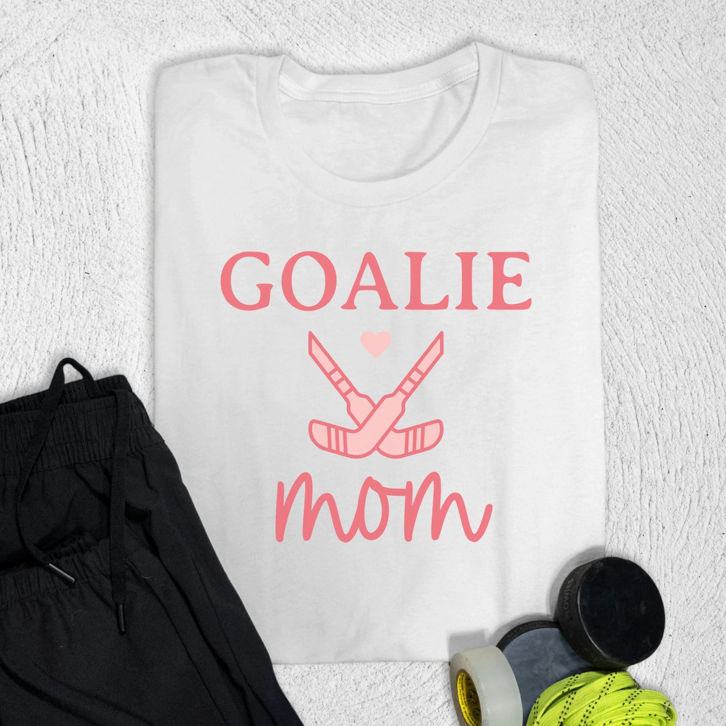 Cute Goalie Mom T-Shirt White / S T-Shirt