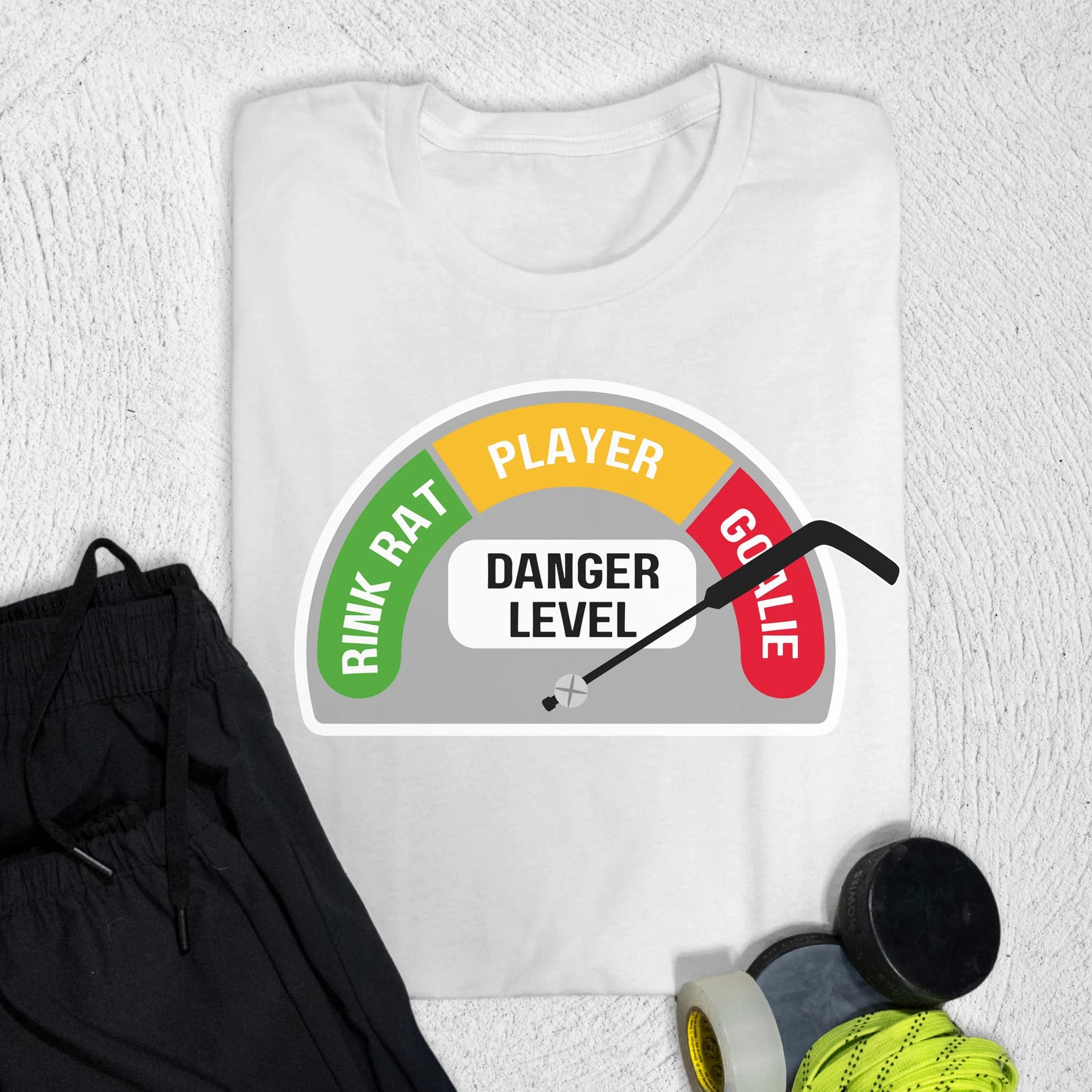 Danger Level T-Shirt White / S T-Shirt