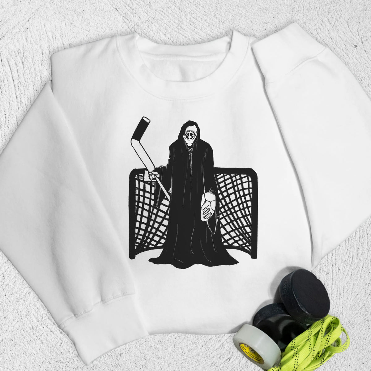 Death to Goals Sweatshirt S / White Sweatshirt