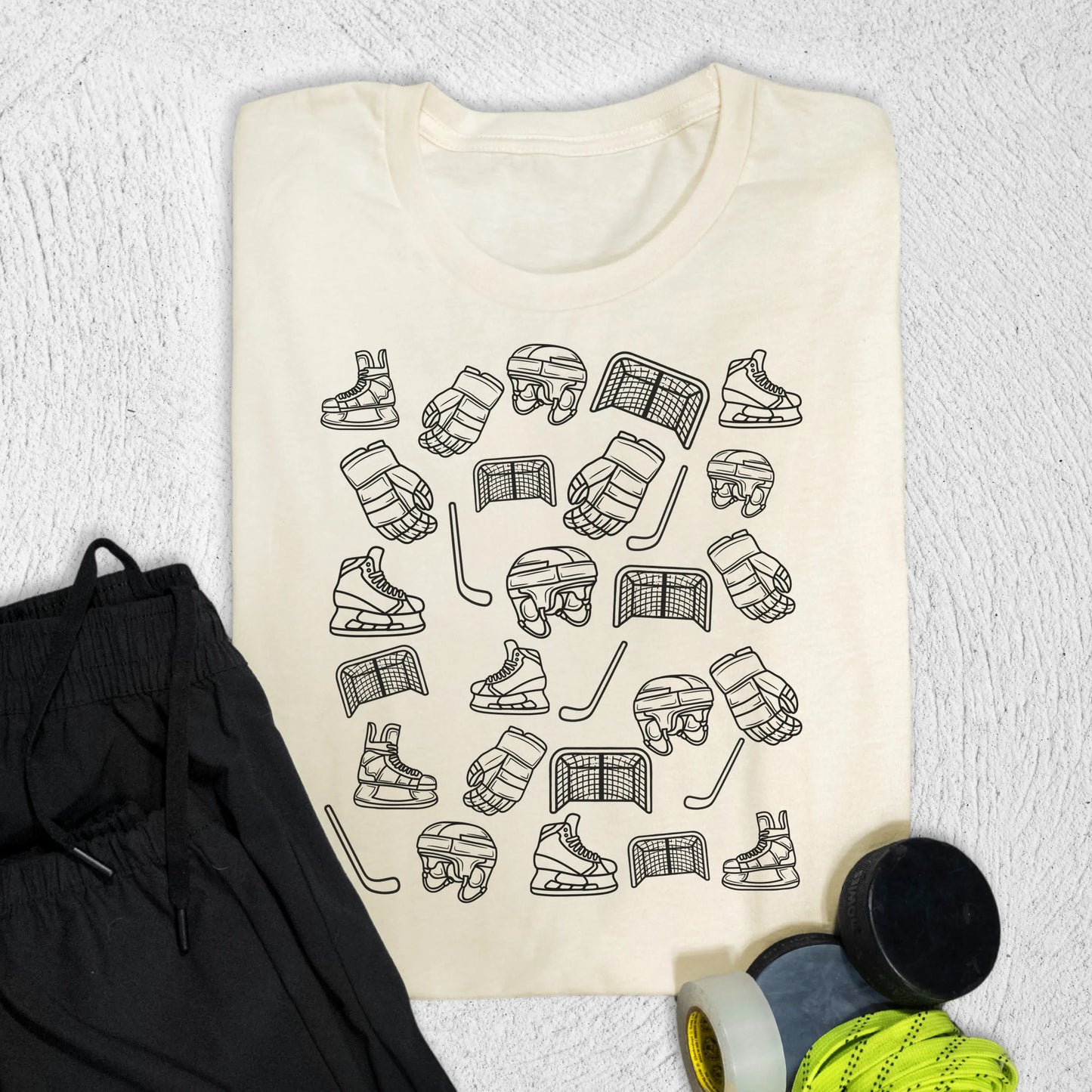 Doodle T-Shirt S / Natural T-Shirt