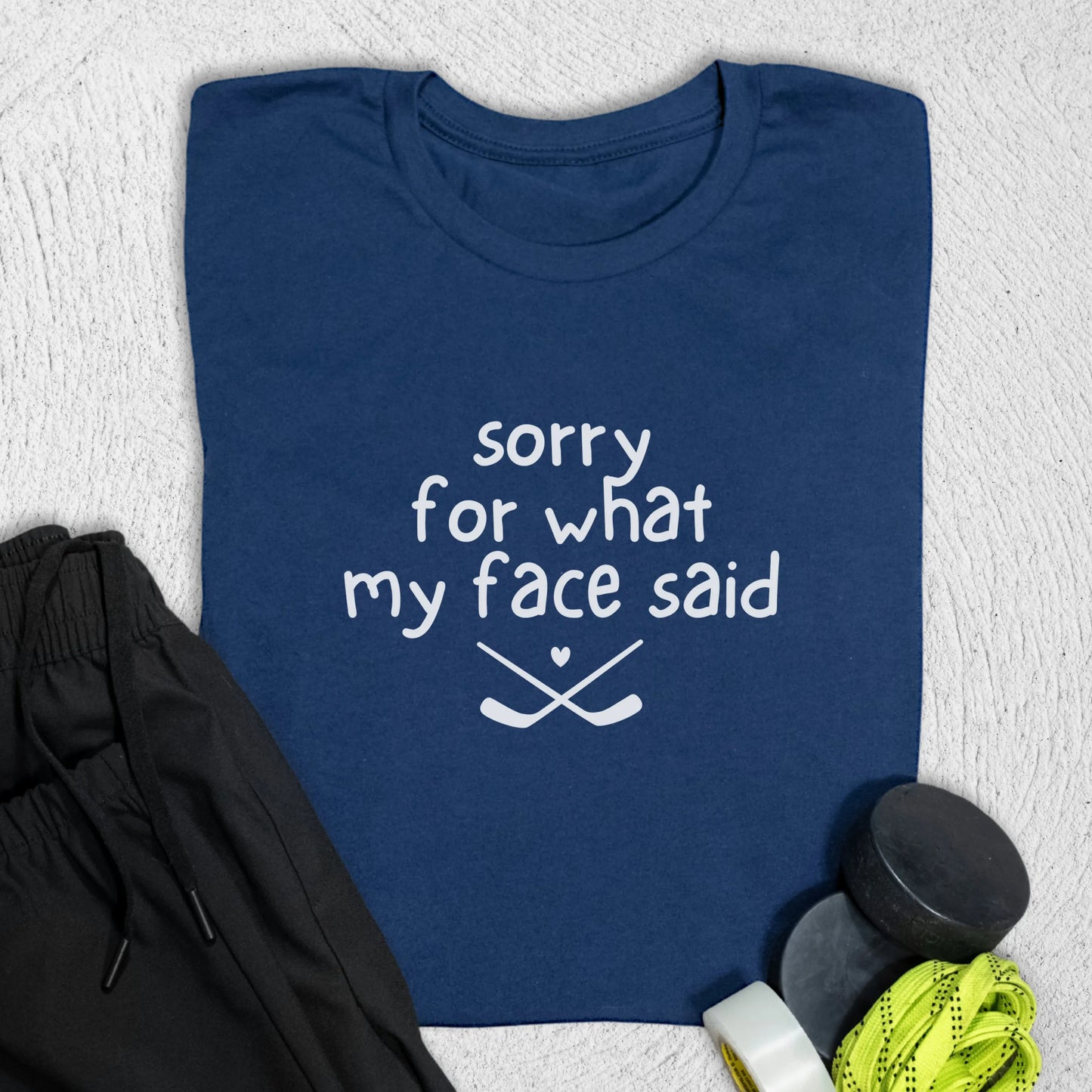 Face T-Shirt S / Navy T-Shirt