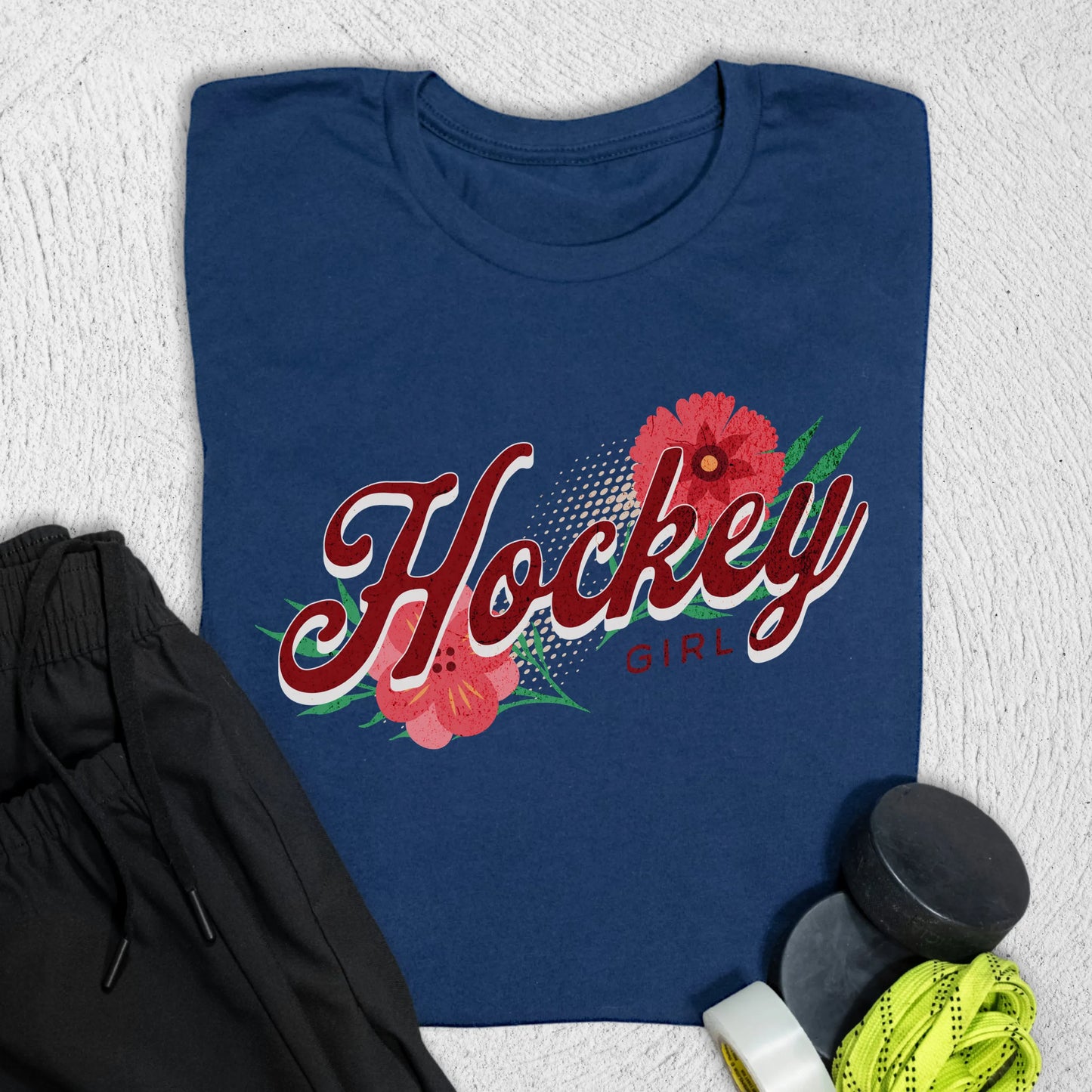 Flower Girl T-Shirt S / Navy T-Shirt