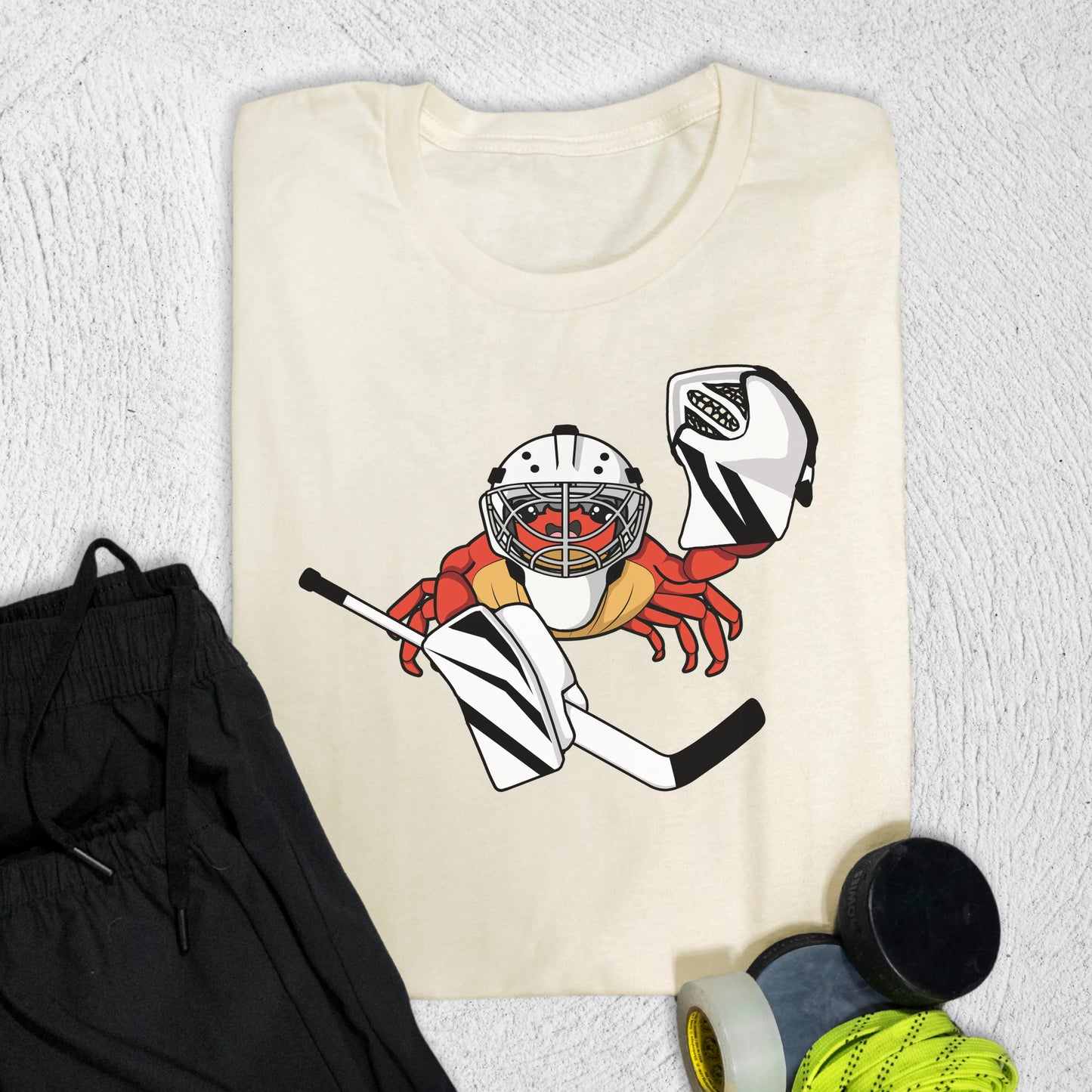 Goalie Crab T-Shirt Natural / S T-Shirt