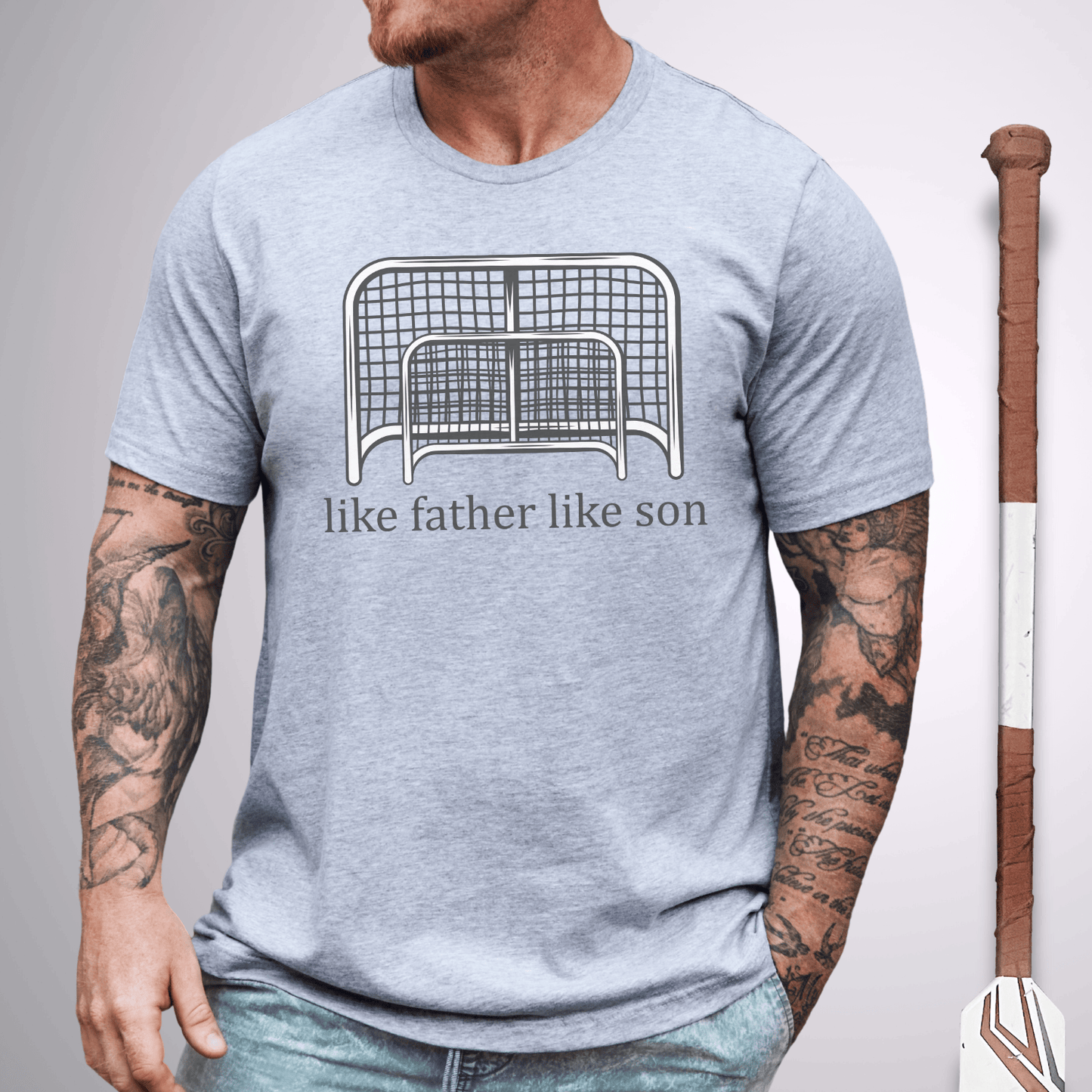 Goalie Like Father T-Shirt Athletic Heather / S T-Shirt