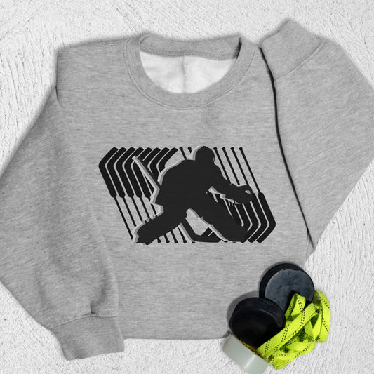 Goalie Sticks Sweatshirt Heather Grey / S Sweatshirt