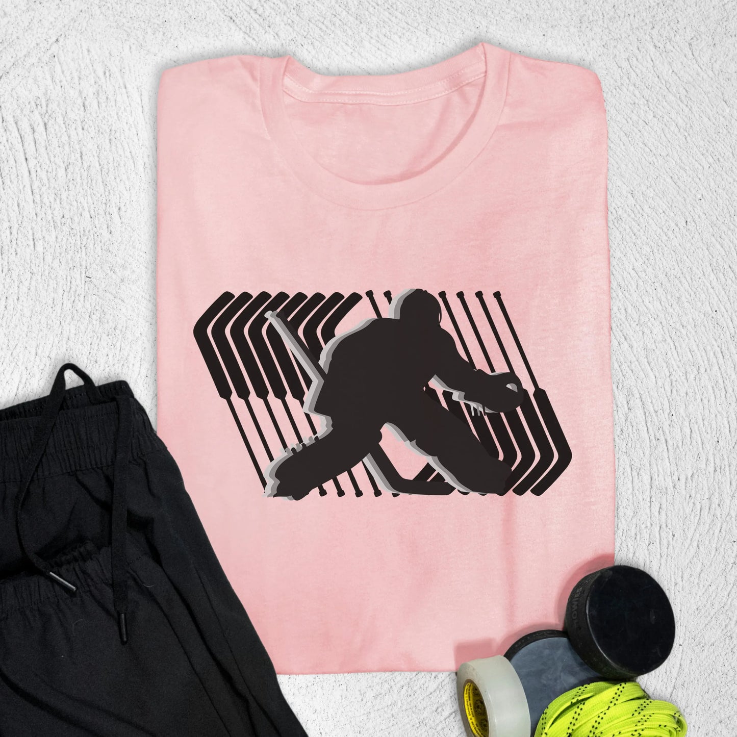 Goalie Sticks T-Shirt Pink / S T-Shirt