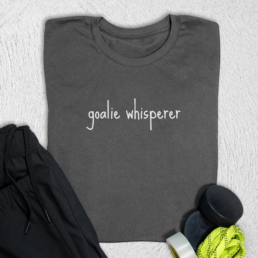 Goalie Whisperer T-Shirt S / Asphalt T-Shirt