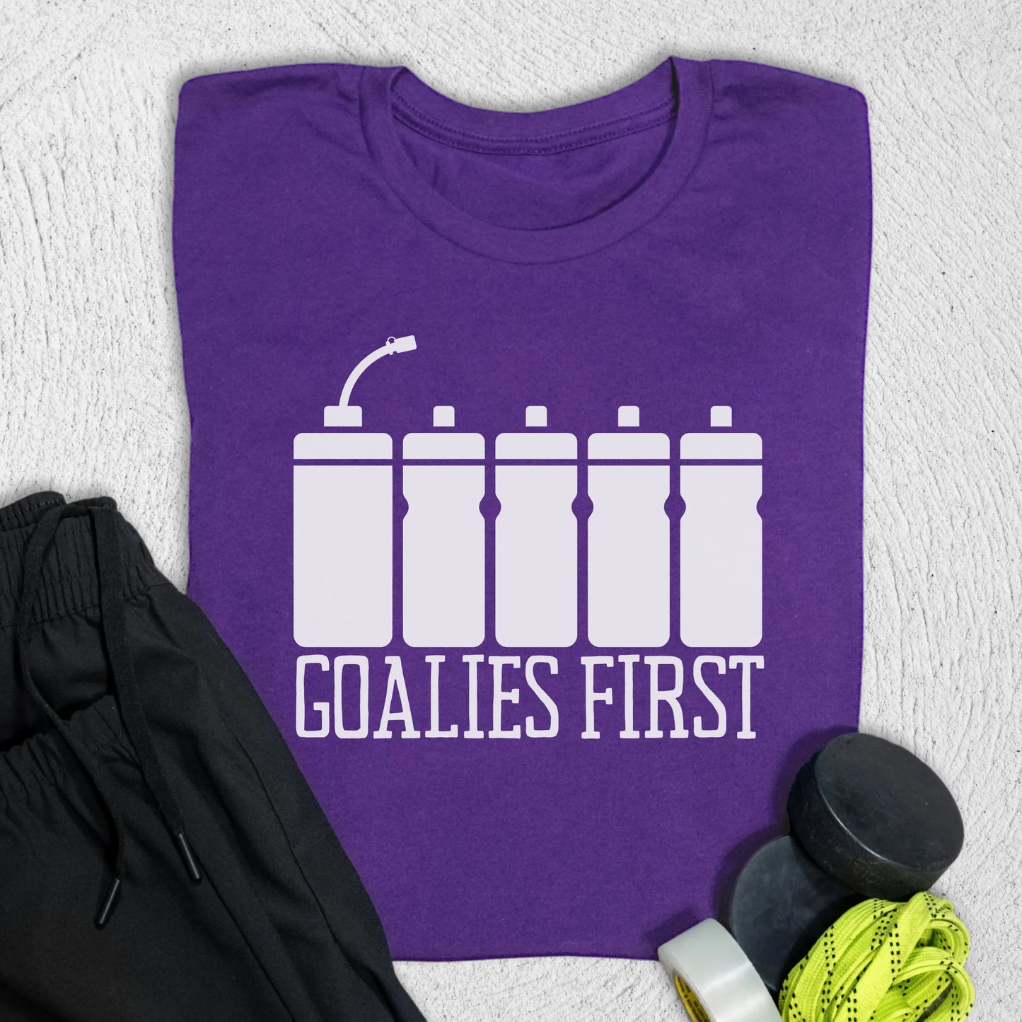 Goalies First T-Shirt Team Purple / S T-Shirt