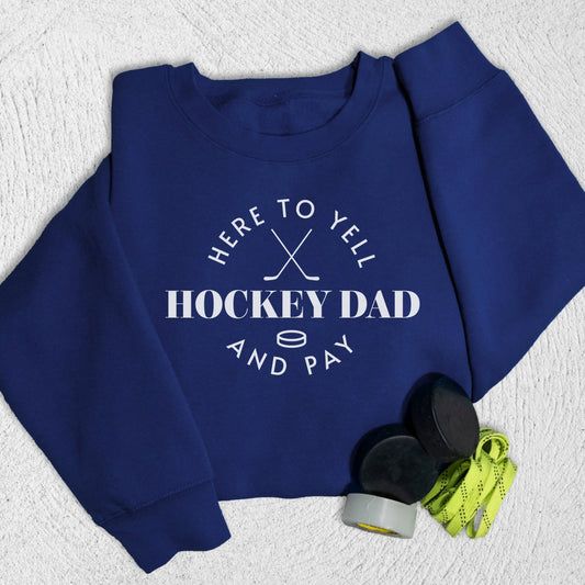 Hockey Dad Sweatshirt Navy / M Sweatshirt