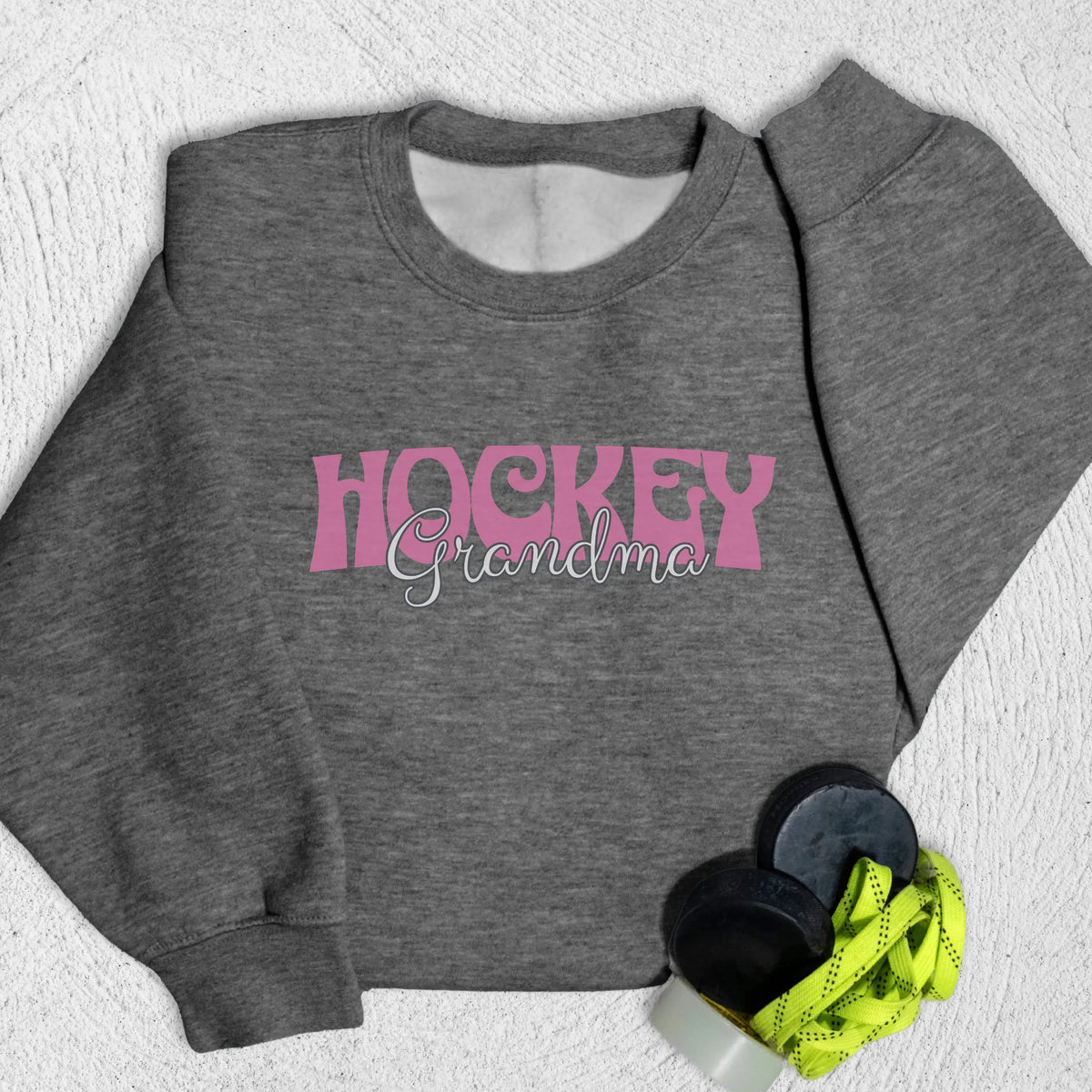 Hockey Grandma Sweatshirt S / Charcoal Heather Sweatshirt
