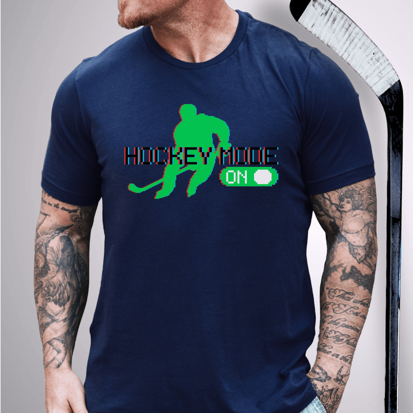 Hockey Mode On T-Shirt Navy / S T-Shirt