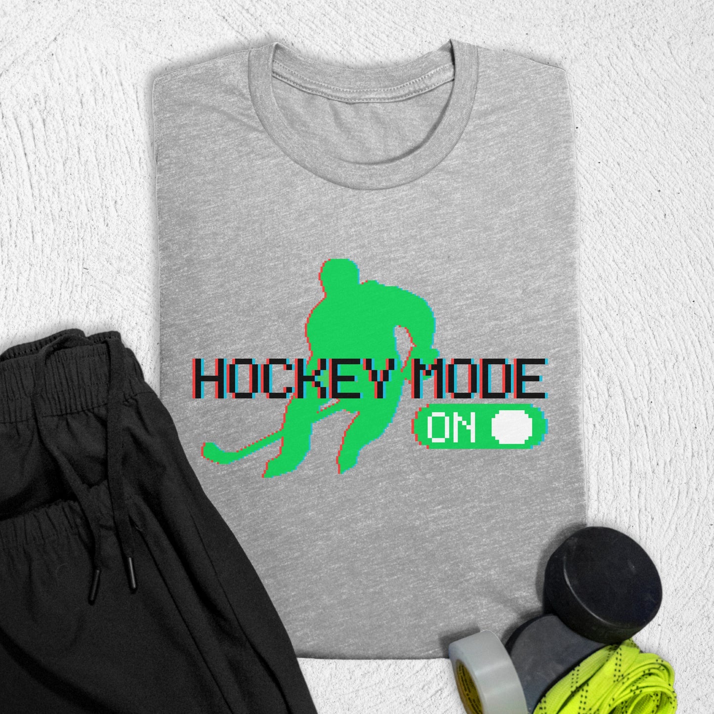Hockey Mode T-Shirt Athletic Heather / S T-Shirt