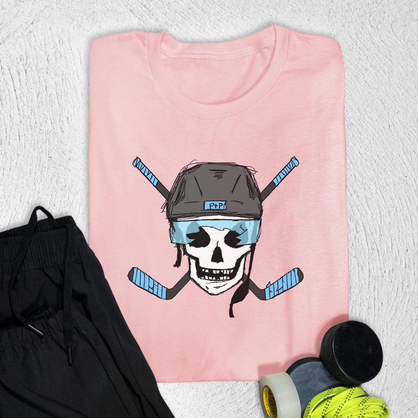 Hockey Rodger T-Shirt Pink / S T-Shirt