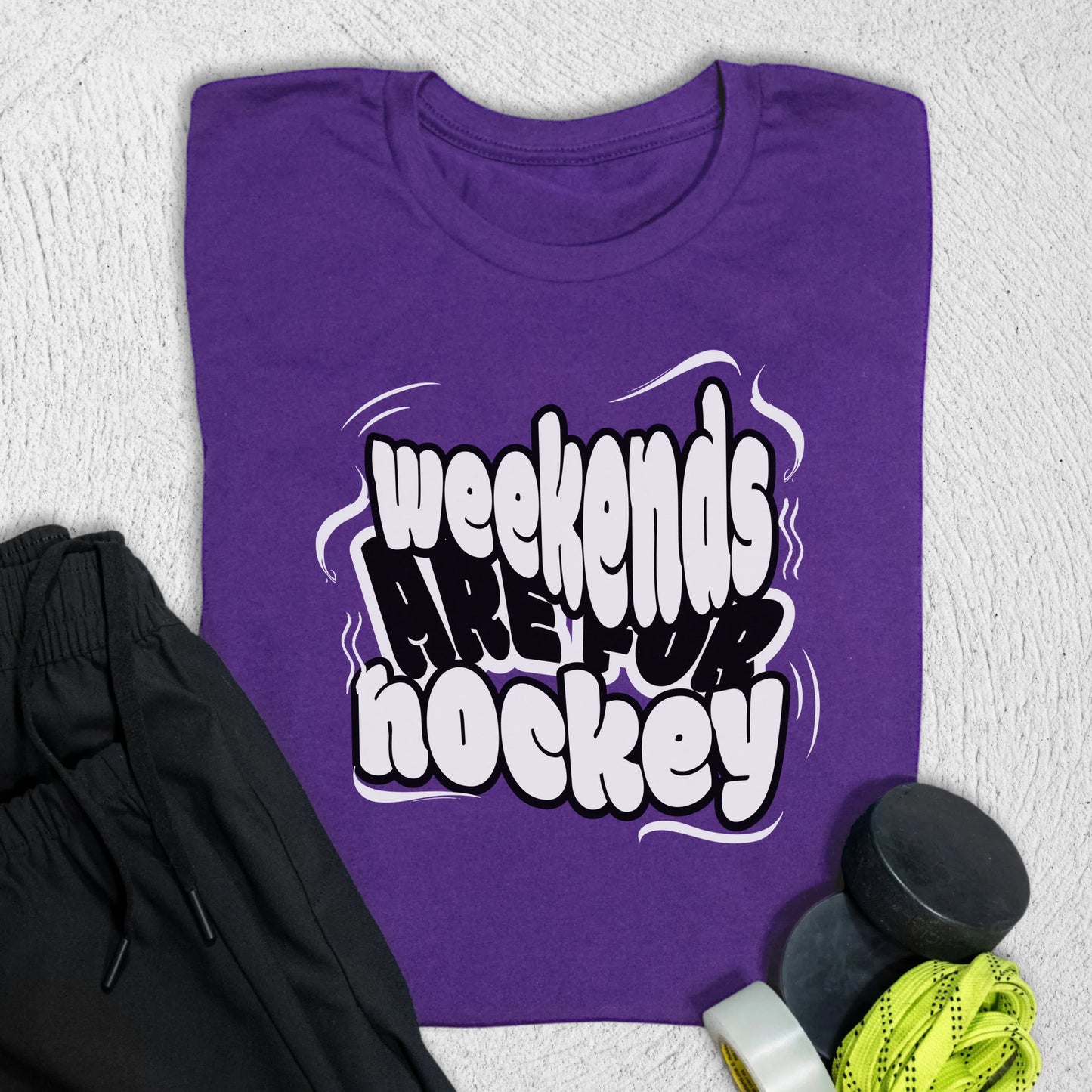 Hockey Weekends T-Shirt Team Purple / S T-Shirt