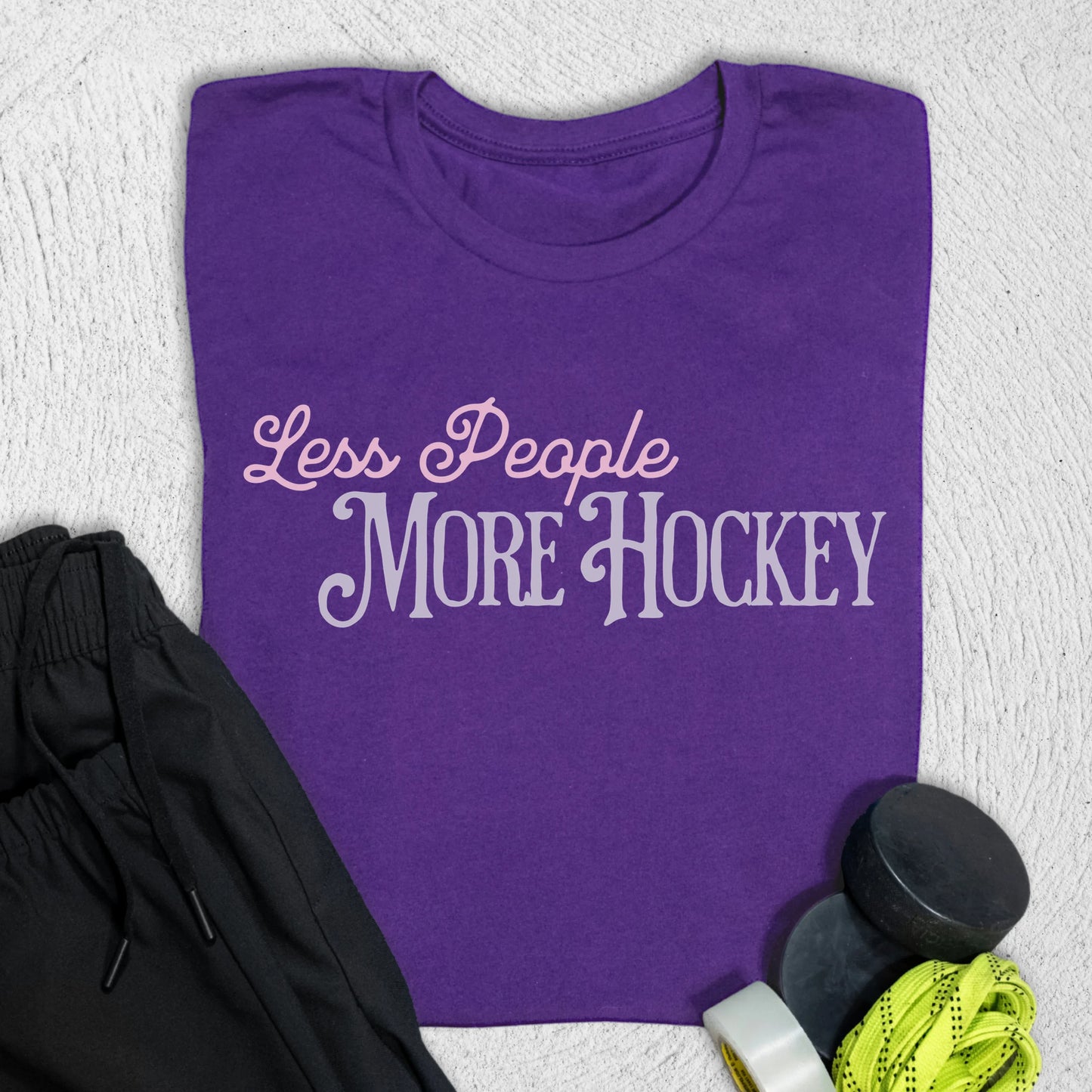 Less People T-Shirt Team Purple / S T-Shirt