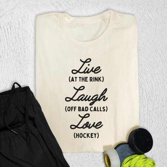 Live Laugh Love T-Shirt Natural / S T-Shirt