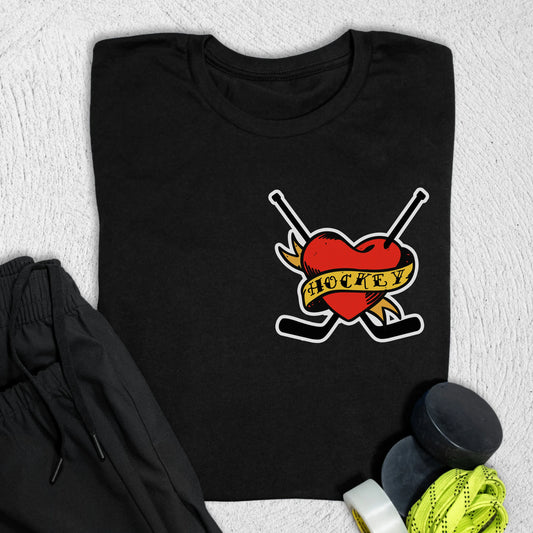 Love Hockey T-Shirt S / Black T-Shirt