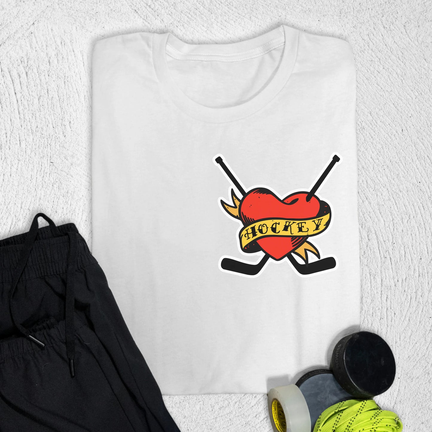 Love Hockey T-Shirt S / White T-Shirt