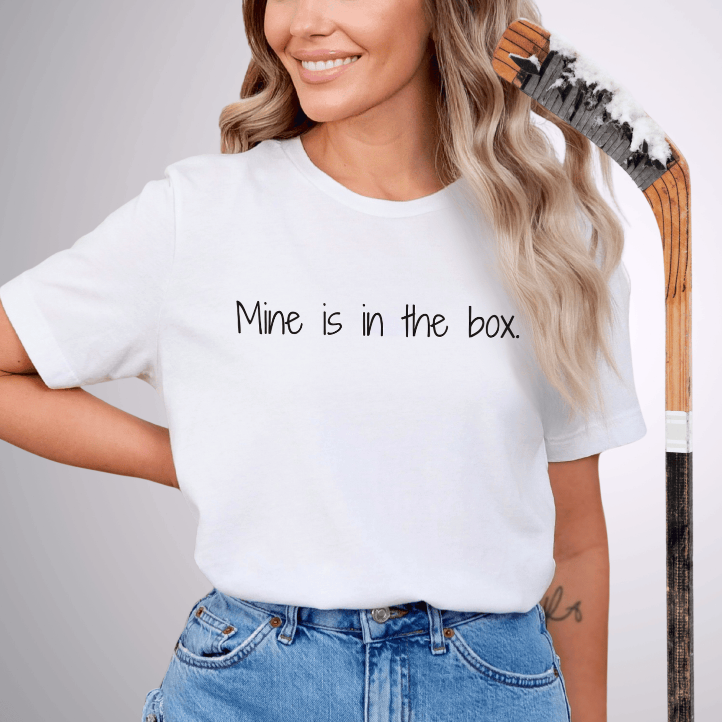 Mine is in the Box T-Shirt White / S T-Shirt