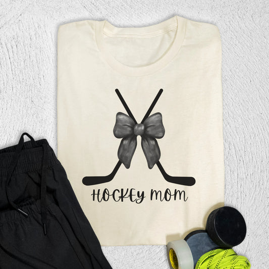Mom Bow T-Shirt Natural / S T-Shirt