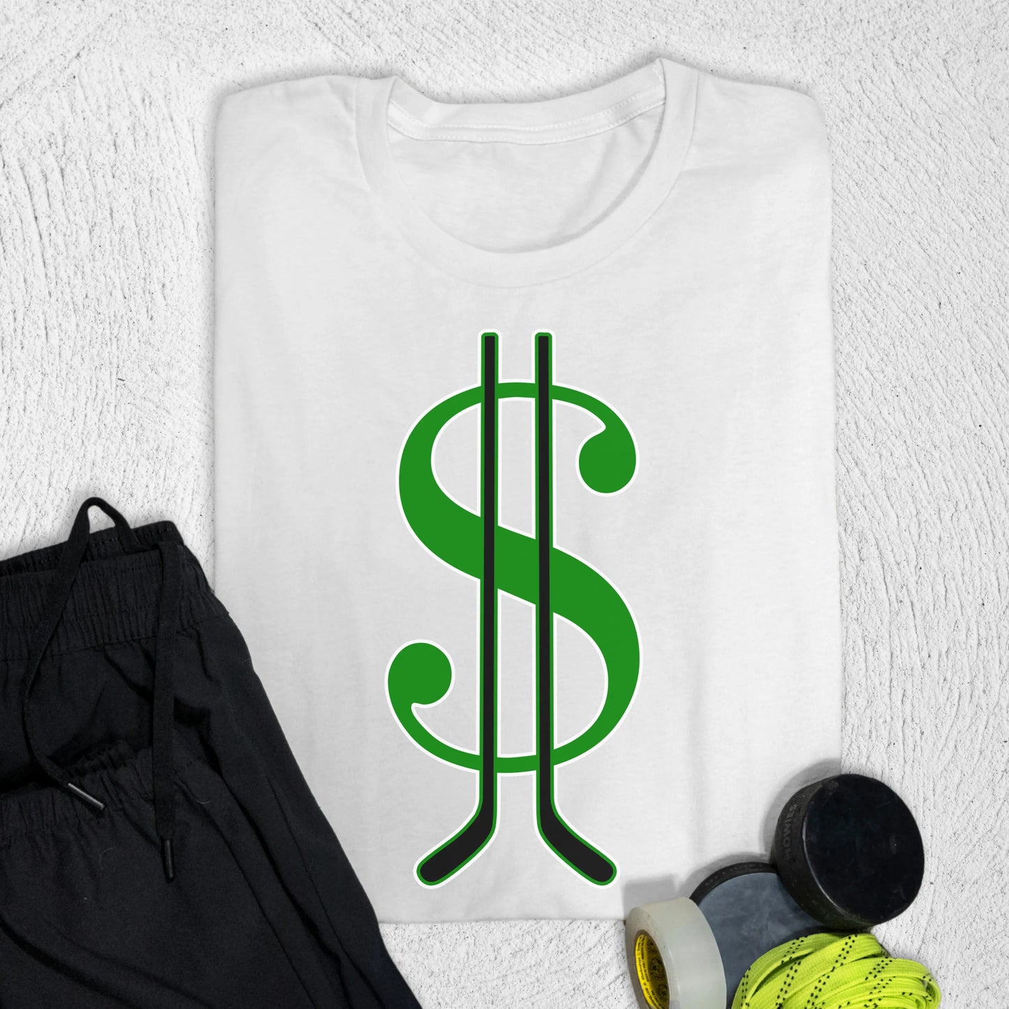 Money Sticks T-Shirt S / White T-Shirt