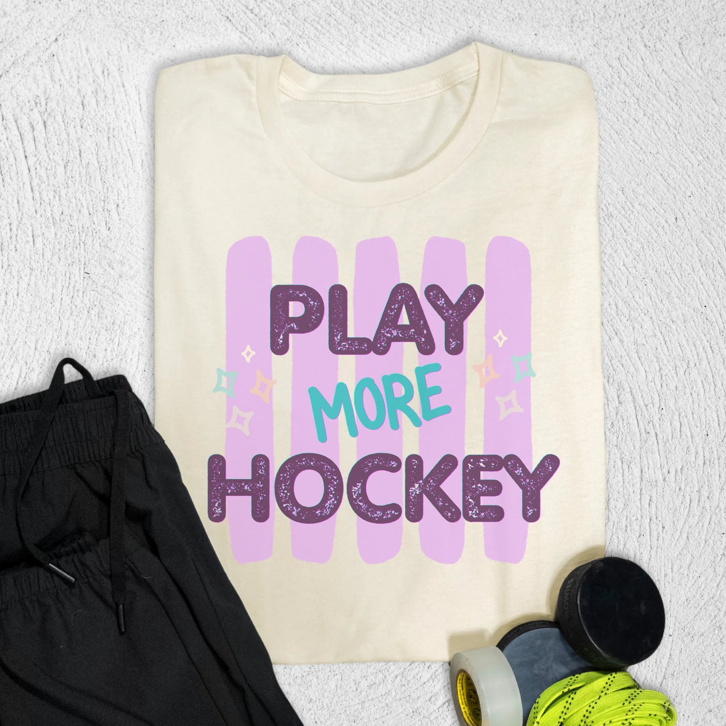 More Hockey T-Shirt S / Natural T-Shirt