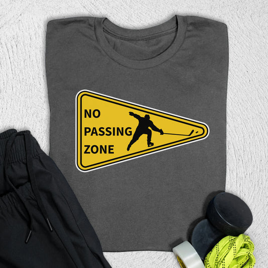 No Passing Zone T-Shirt Asphalt / S T-Shirt