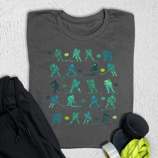 Player Print T-Shirt Asphalt / S T-Shirt