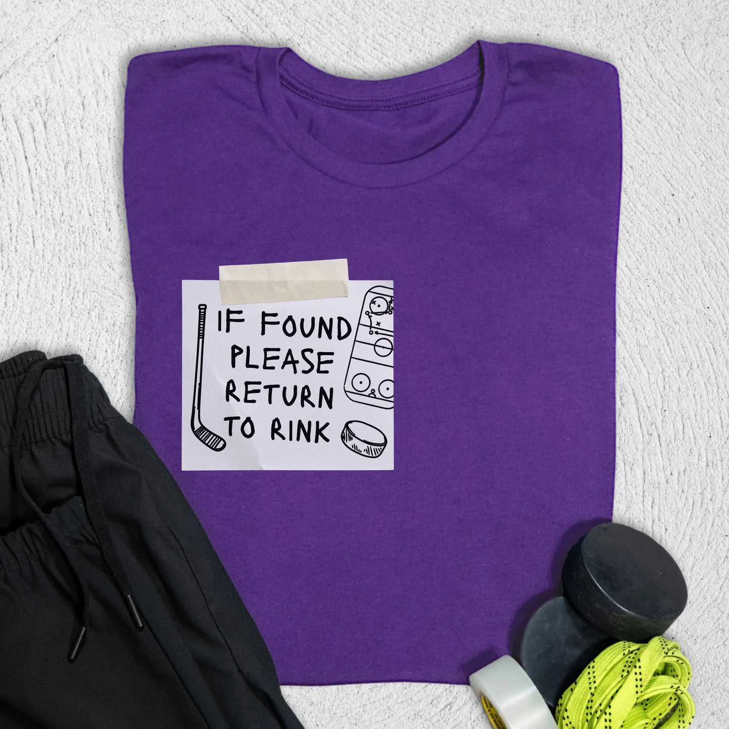 Please Return T-Shirt S / Team Purple T-Shirt