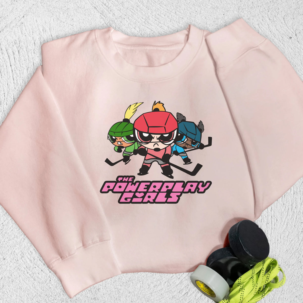 Powerplay Sweatshirt S / Pale Pink Sweatshirt