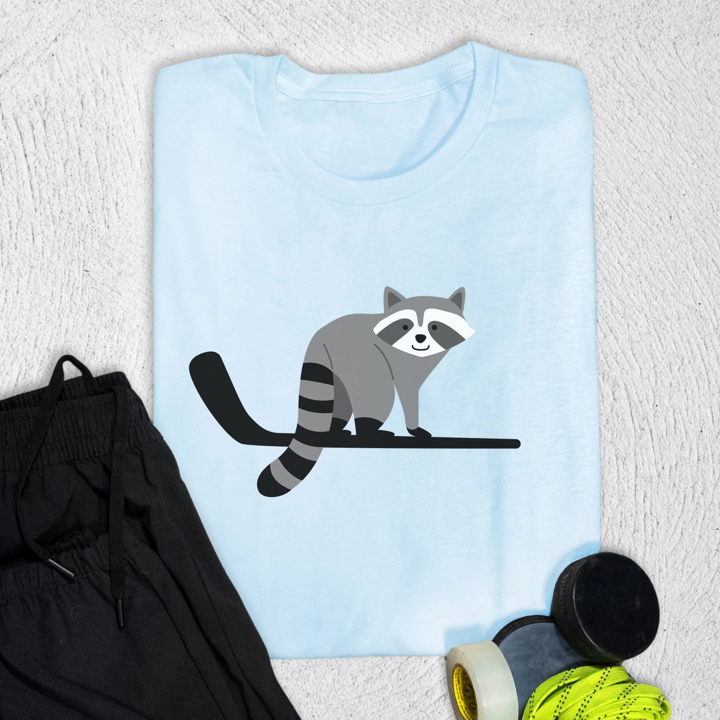 Raccoon T-Shirt L / Baby Blue T-Shirt