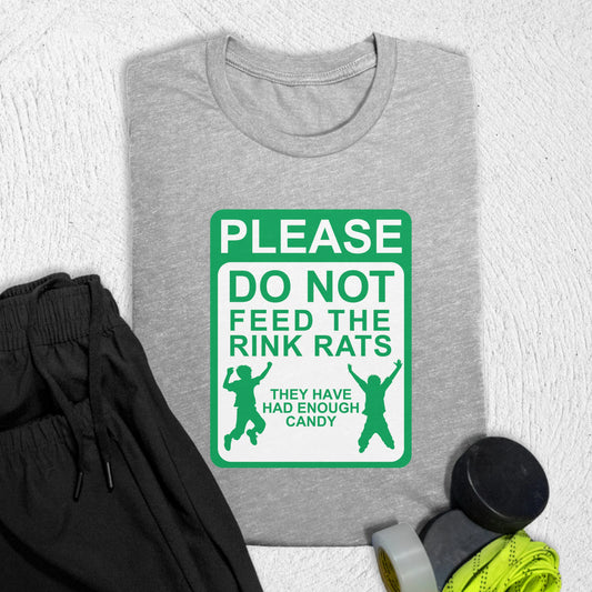Rink Rats Sign T-Shirt Athletic Heather / S T-Shirt