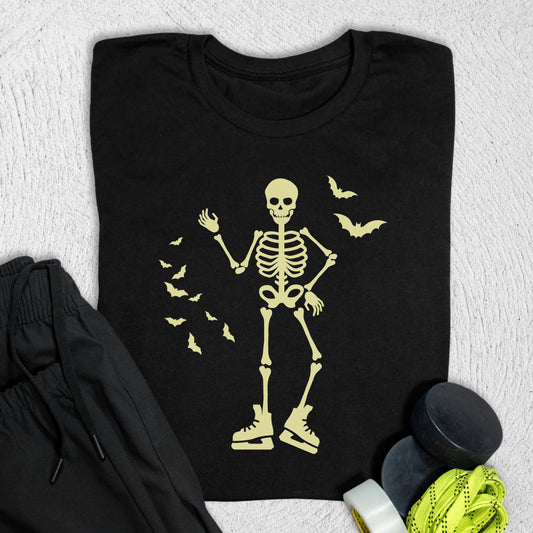 SkeleSkater T-Shirt S / Black T-Shirt
