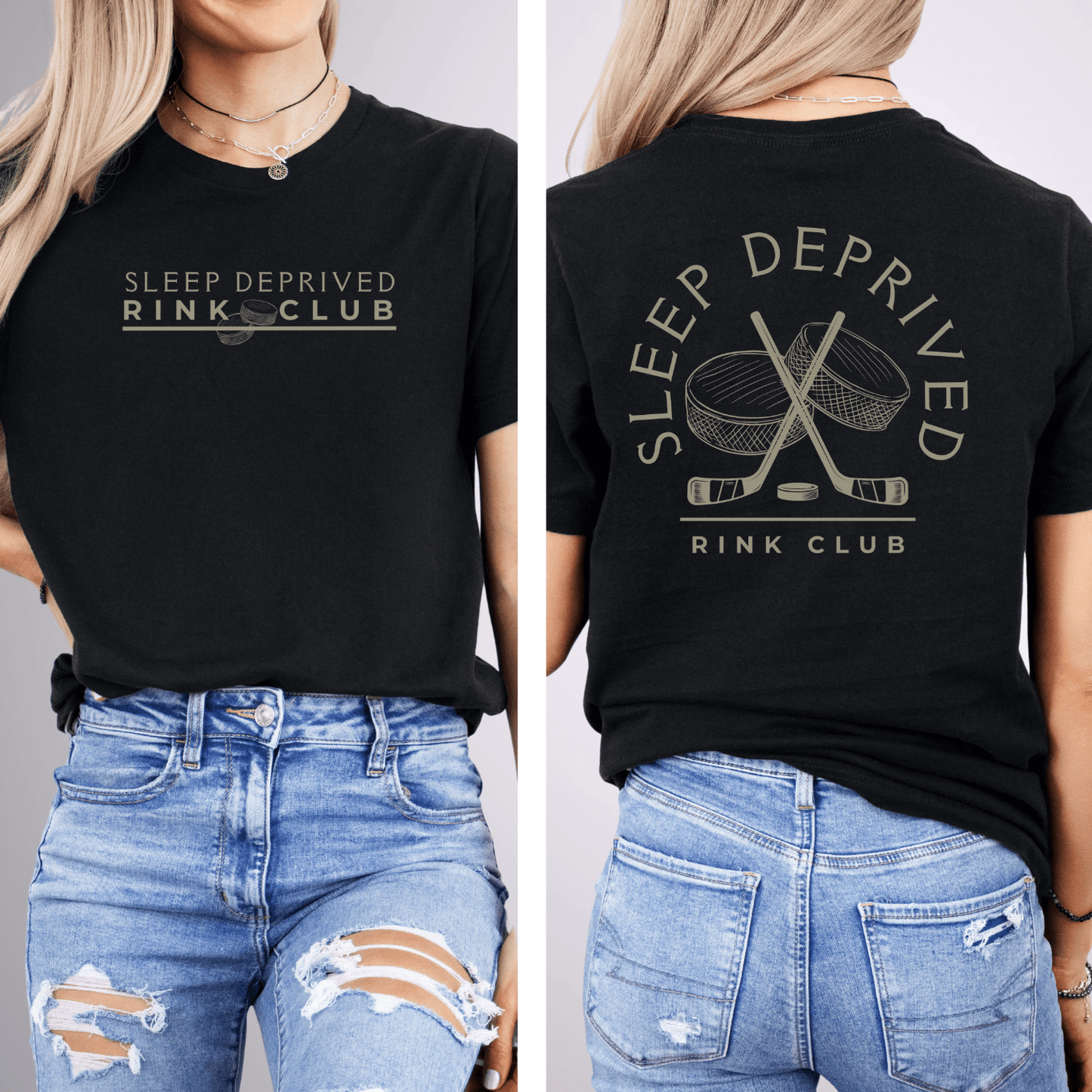 Sleep Deprived Rink Club T-Shirt Black / S T-Shirt