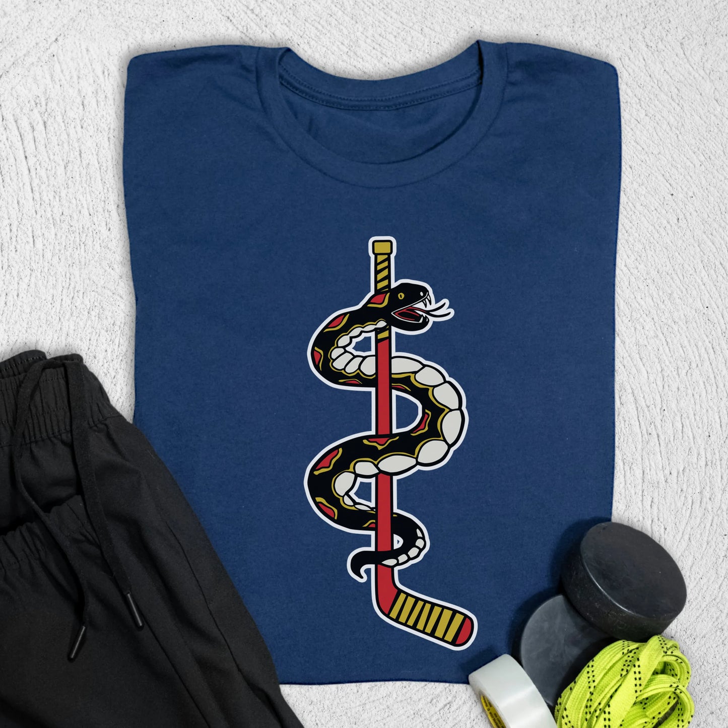 Snake Stick T-Shirt Navy / S T-Shirt
