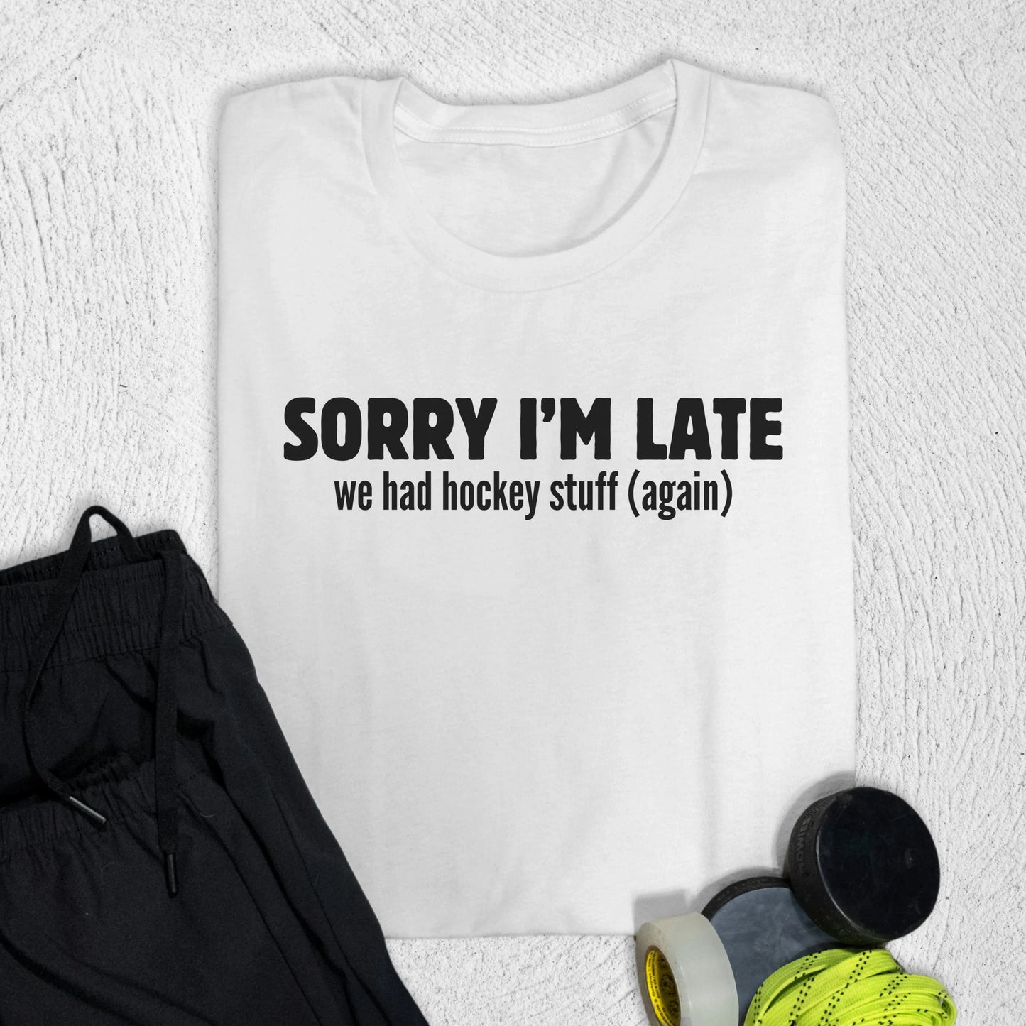 Sorry I'm Late T-Shirt White / S T-Shirt