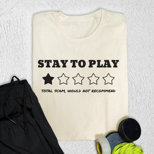 Stay to Play T-Shirt Natural / S T-Shirt