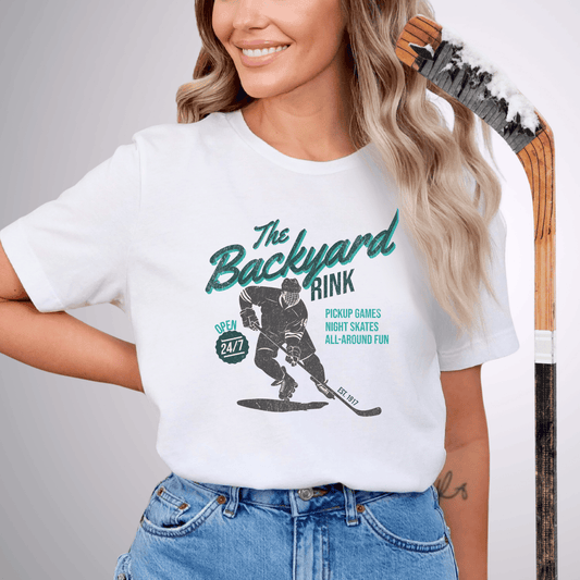 The Backyard Rink T-Shirt White / S T-Shirt
