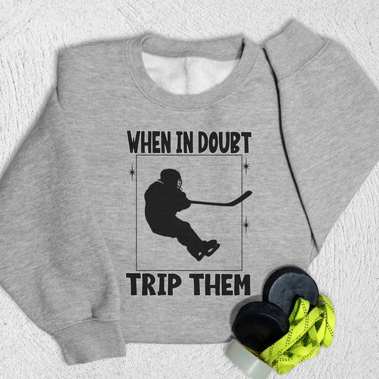 Trip Them Sweatshirt S / Heather Grey Sweatshirt