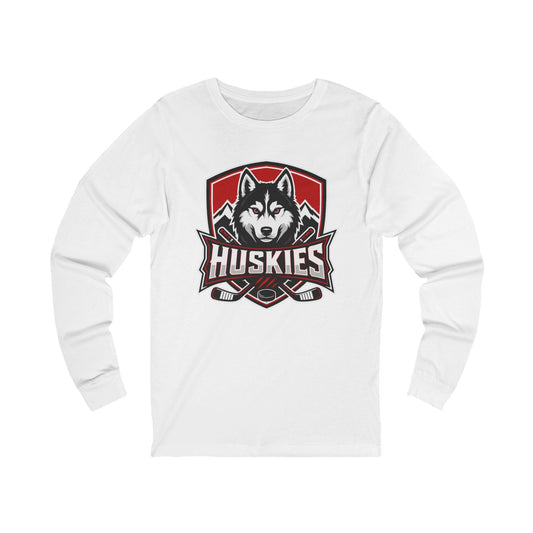 Unisex Long Sleeve T-Shirt | Custom Name + Number Option S / White Long-sleeve