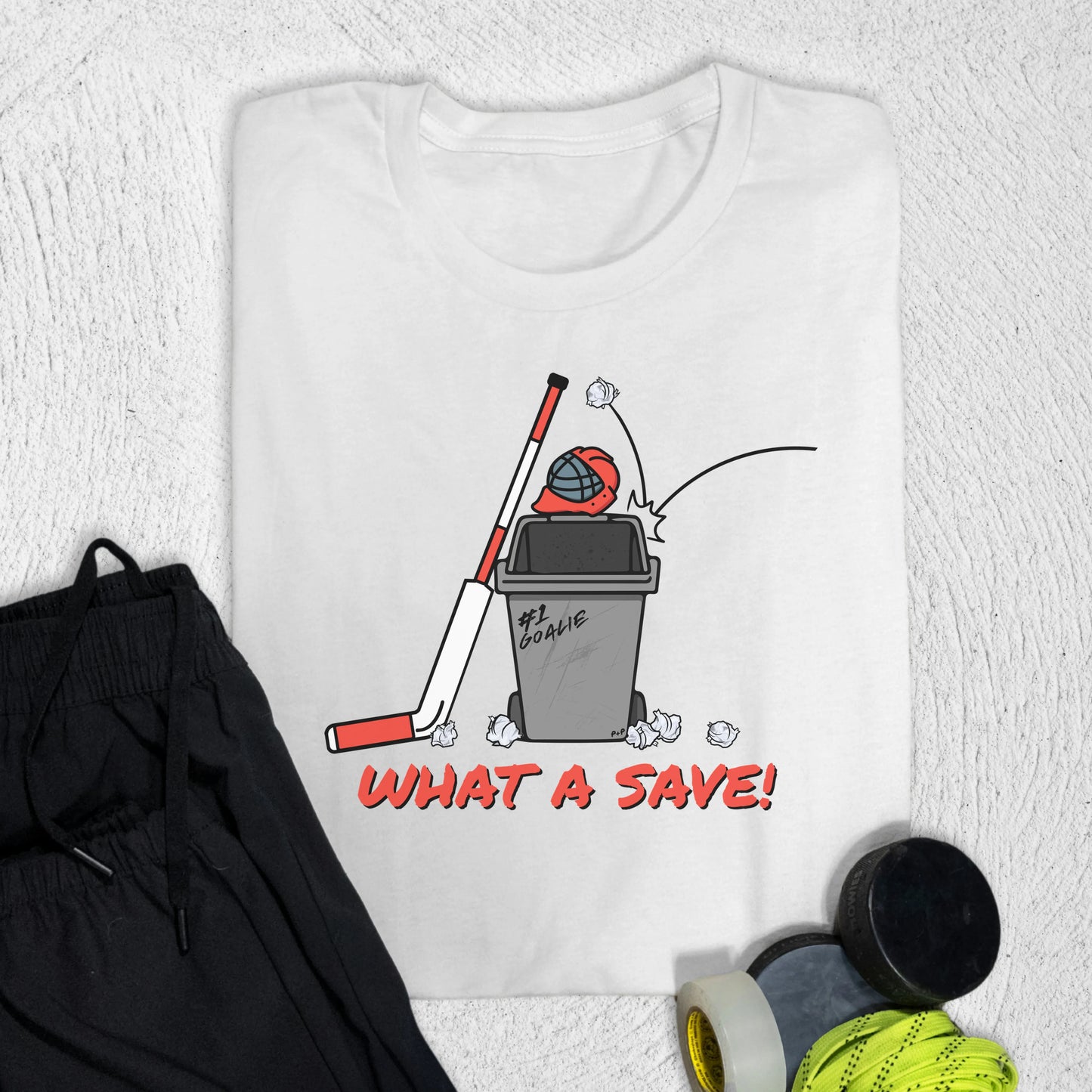 What a Save T-Shirt S / White T-Shirt