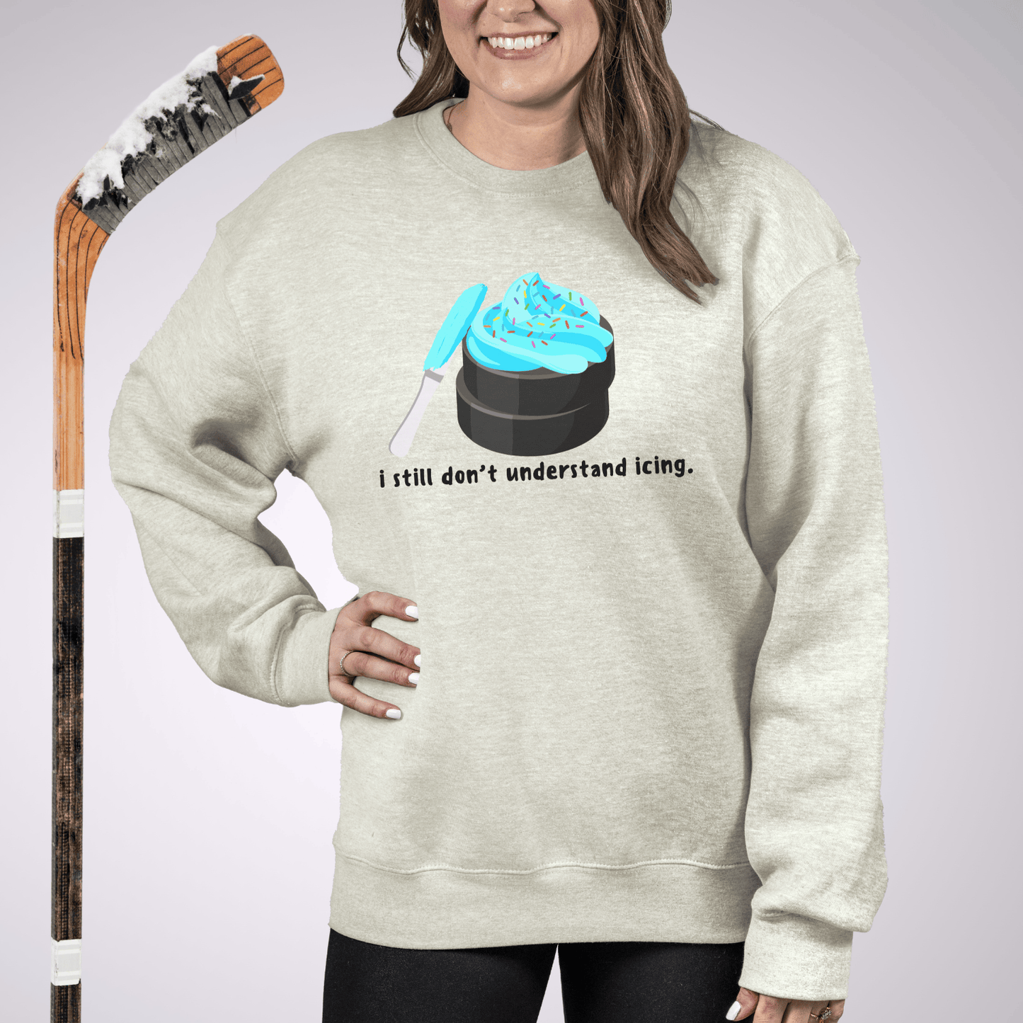 What is Icing Sweatshirt S / Oatmeal Heather Sweatshirt