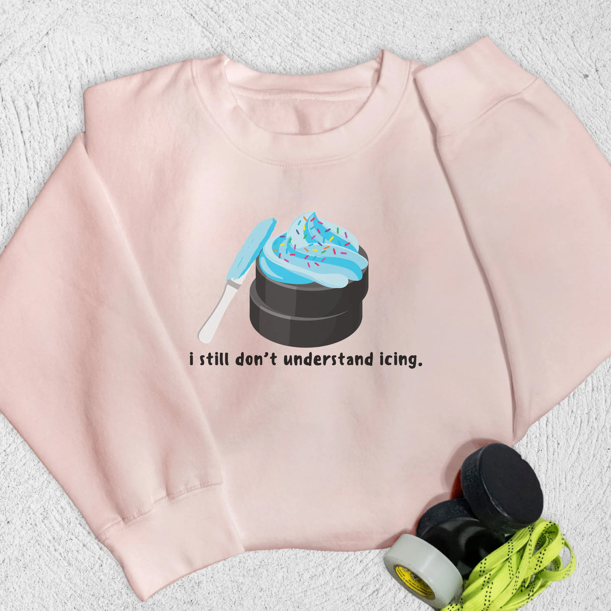 What is Icing Sweatshirt S / Pale Pink Sweatshirt